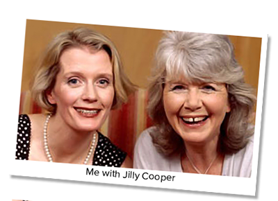 Wendi Holden with Jilly Cooper