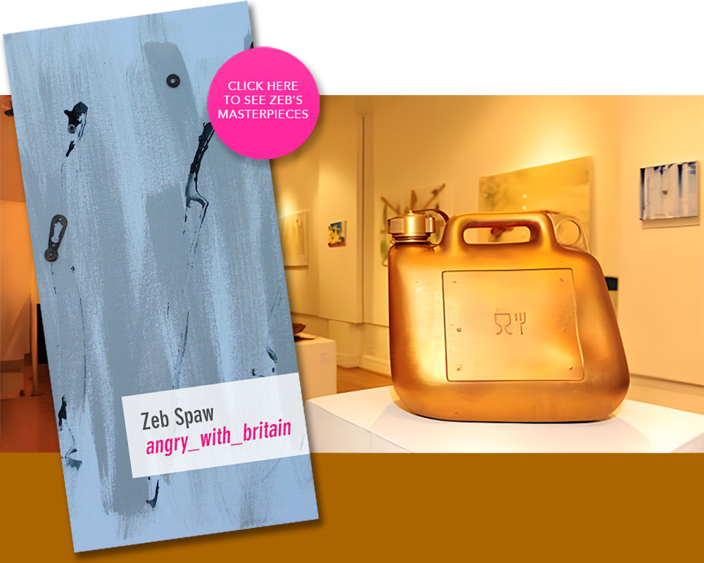 Image of the Zeb Spaw catalogue which links to a PDF showing the gallery exhibition.